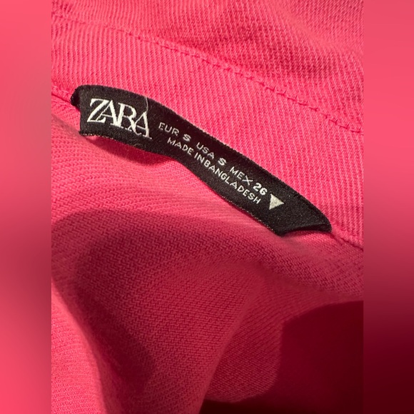Zara Cropped Jacket 🌸BAR BIE COLOR 🌸 - Picture 6 of 7